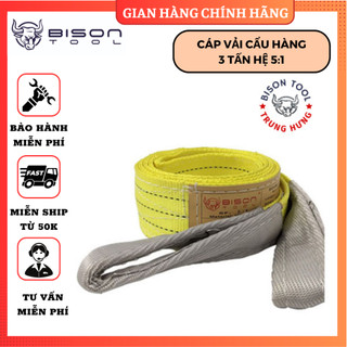 Dây cáp vải cẩu hàng 3 tấn hệ 5:1