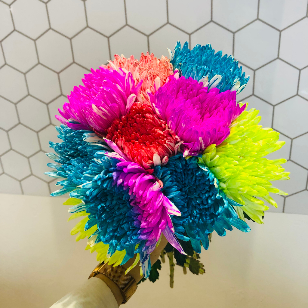 Thuốc nhuộm hoa tươi The Sodium Israel, màu nhuộm hoa tươi, nước nhuộm hoa chai 1 lít nhuộm hơn 250 cành