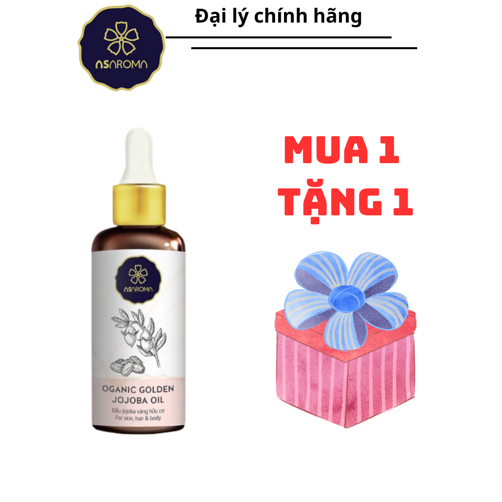 Dầu Dưỡng Da Jojoba Oil Asaroma Cấp Ẩm Cho Da Khô Mềm Mịn Chống Lão Hóa 30ML
