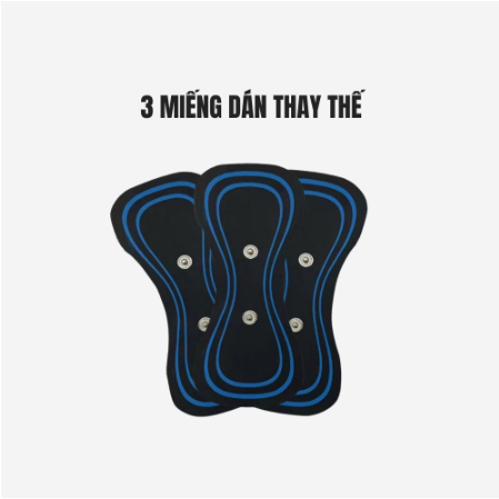 Miếng Massage Xung Điện Cổ Vai Gáy, Bắp Tay, Lưng Bằng Sung Điện Hình Nơ- Máy Mát Xa Thân Hình 8 Chế Độ