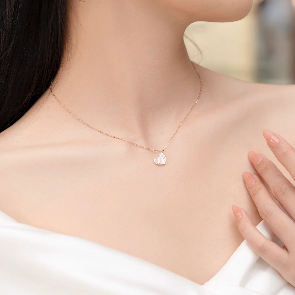 Dây Chuyền Vàng 18K DCZ007 Huy Thanh Jewelry