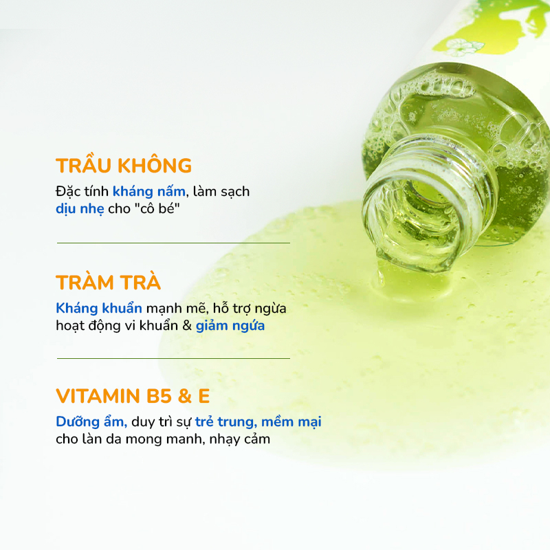 Dung Dịch Vệ Sinh Phụ Nữ Trầu Không NEO CHARM giảm ngứa, khử mùi chai 100ml