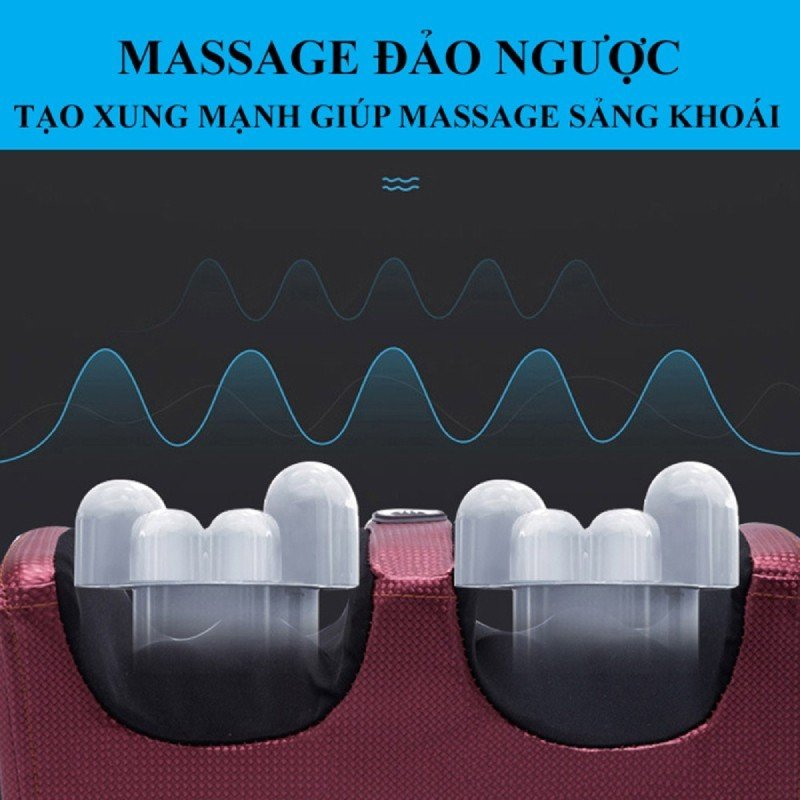 Gối mát xa massage hồng ngoại 20 bi máy mát xa massge phiên bản PREMIUM tặng gối lưng +gói trị liệu thảo mộc
