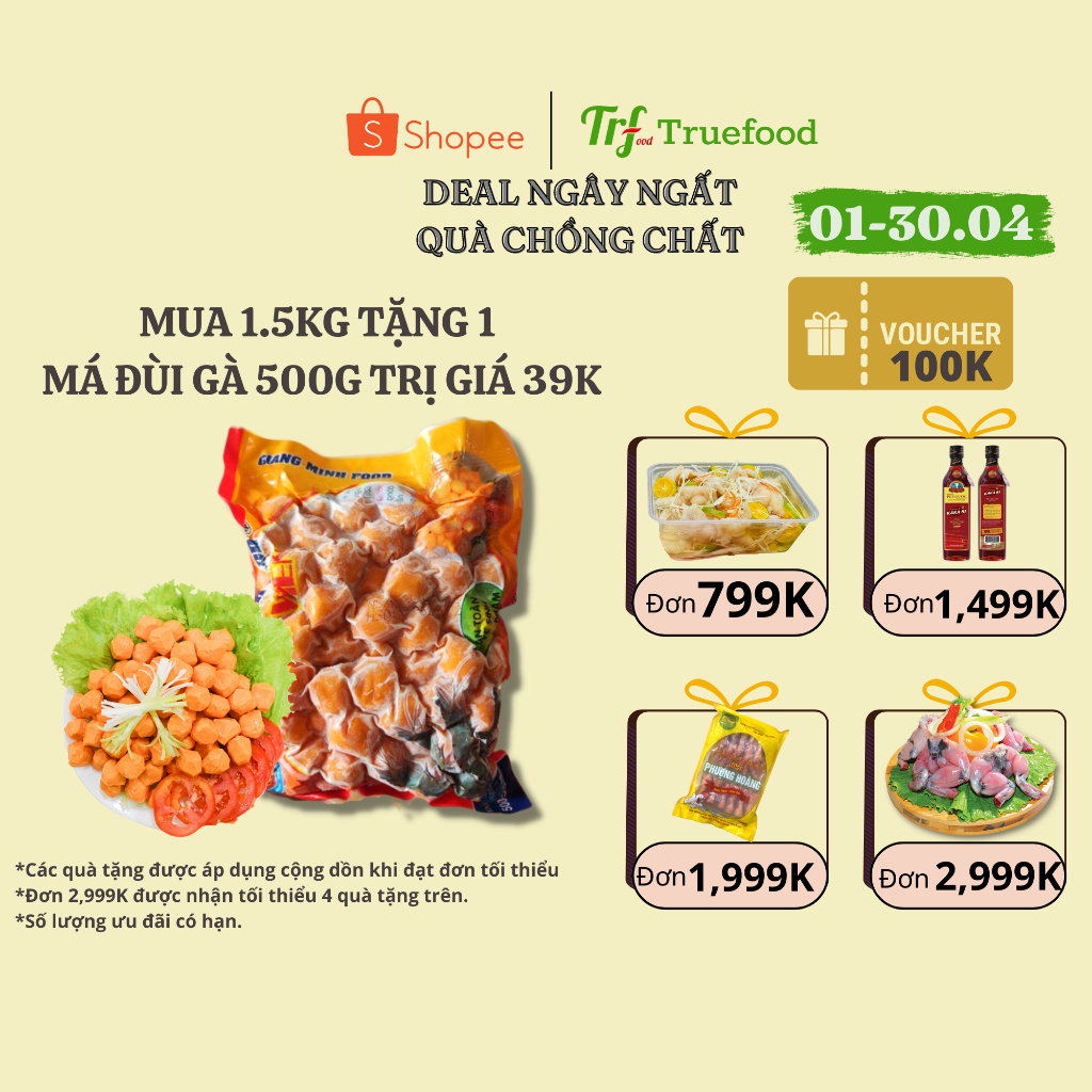 Tôm Viên chiên rán Giang Minh Food [Chỉ giao hỏa tốc HN]