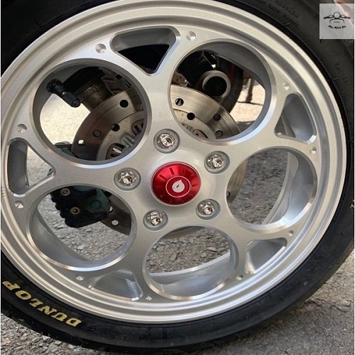 Chụp Mâm Xe CNC Full Nhôm Cho Vespa