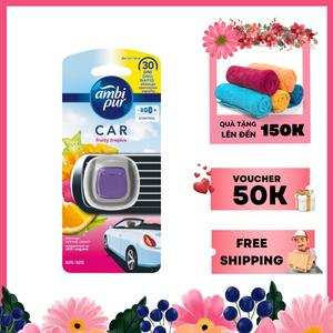 Nước hoa ô tô cao cấp Ambi Pur - Tinh dầu ô tô kẹp cửa gió xe hơi nhập khẩu Châu Âu 2ml hoàn toàn từ thiên nhiên