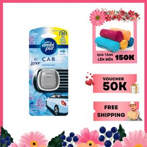 Nước hoa ô tô cao cấp Ambi Pur - Tinh dầu ô tô kẹp cửa gió xe hơi nhập khẩu Châu Âu 2ml hoàn toàn từ thiên nhiên
