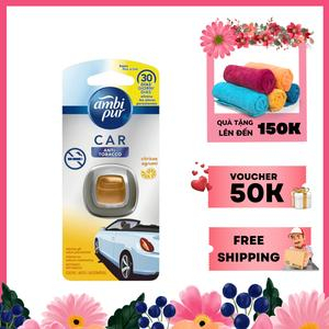 Nước hoa ô tô cao cấp Ambi Pur - Tinh dầu ô tô kẹp cửa gió xe hơi nhập khẩu Châu Âu 2ml hoàn toàn từ thiên nhiên