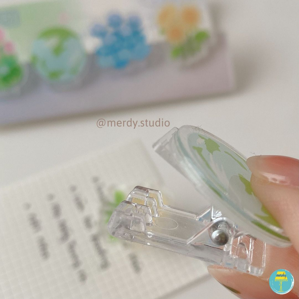 Kẹp giấy mica Flower Garden Mini Paper Clip