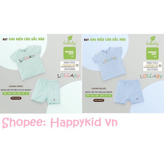 9-12m bộ quần áo cộc tay petit cho bé trai, bé gái lullaby nh651p/nh652p