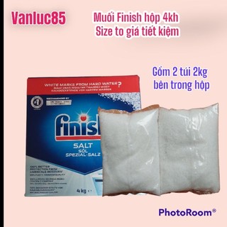 Muối làm mềm nước cho máy rửa bát Finish 4kg
