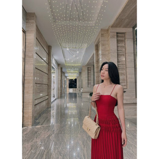 Đầm xòe dập li COCOBEBE (BT282)