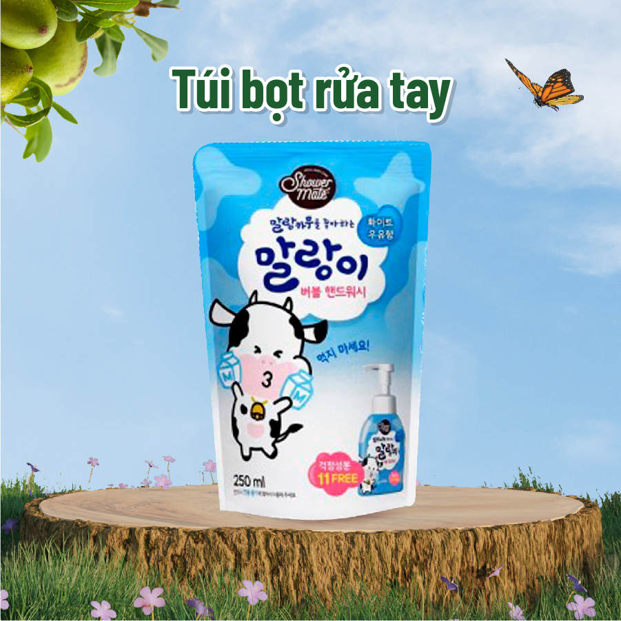 1 Túi bọt rửa tay kháng khuẩn, khử mùi Showermate Bubble Hand Wash túi