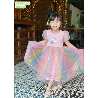 Đầm Công Chua’ Hồng ngựa Pony