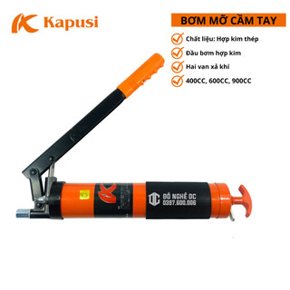 Bơm mỡ tay 400cc, 600cc, 900cc ld-908 ld-808 ld-1008 nhật kapusi japan, không e mỡ khi bơm, 2 ti ép cho mỡ ra nhanh