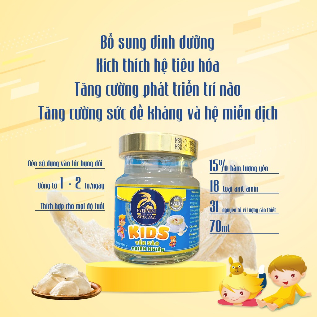 Yến sào cao cấp EverNest Kid