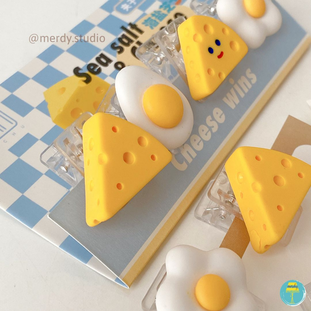 Kẹp giấy trứng rán và phô mai Sea Salt & Cheese Mini Paper Clip