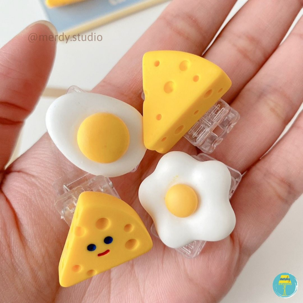 Kẹp giấy trứng rán và phô mai Sea Salt & Cheese Mini Paper Clip