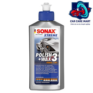 Kem đánh bóng, xóa xước quầng sơn xe ô tô, mô tô - Sonax xtreme polish & wax 3