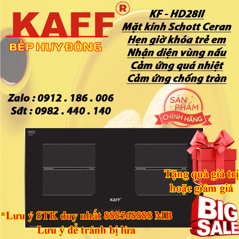 BẾP ĐIỆN TỪ KAFF KF - HD28II