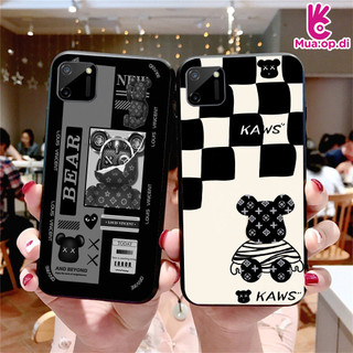 Ốp Silicon in Bearbrick Realme C11 , Realme C20 , Realme C21y  Không phai màu