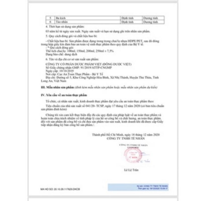 Sâm Qui Bổ Huyết Tinh Tế Nhân