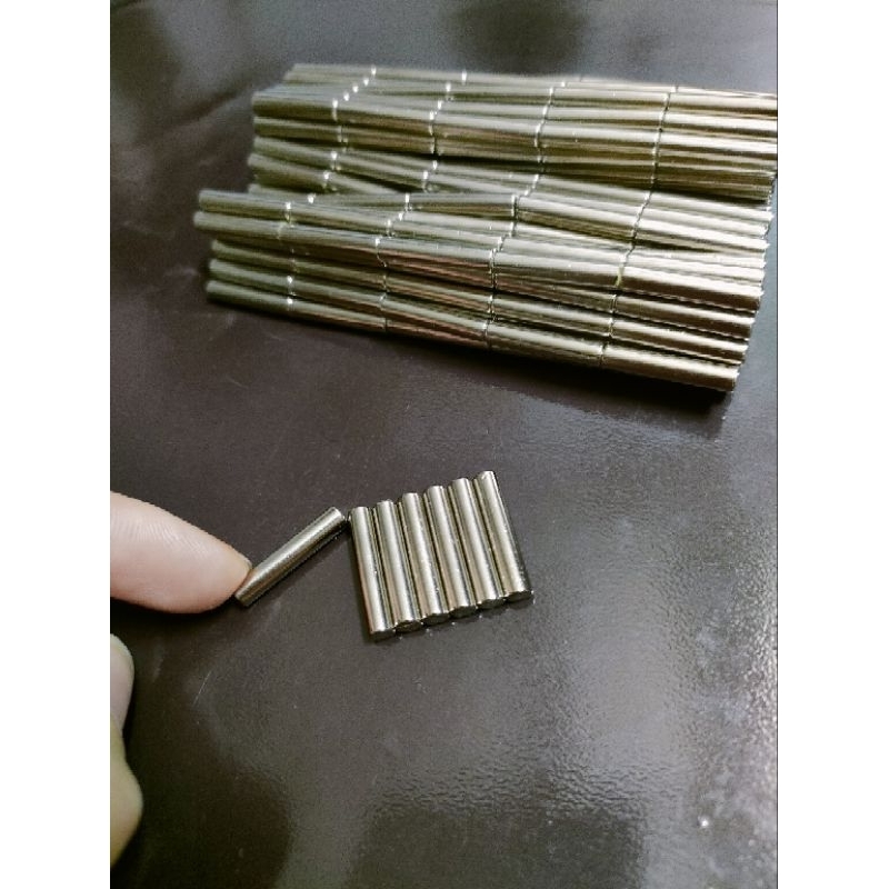 (10 viên) nam châm trụ dài 4*20mm làm đồ chơi thí nghiệm cho bé
