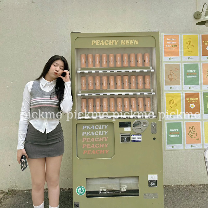 (Order)Bộ áo sơ mi, áo gile len và chân váy
