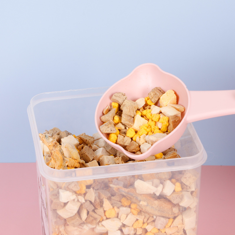 Muỗng xúc hạt cho chó mèo nhiều màu