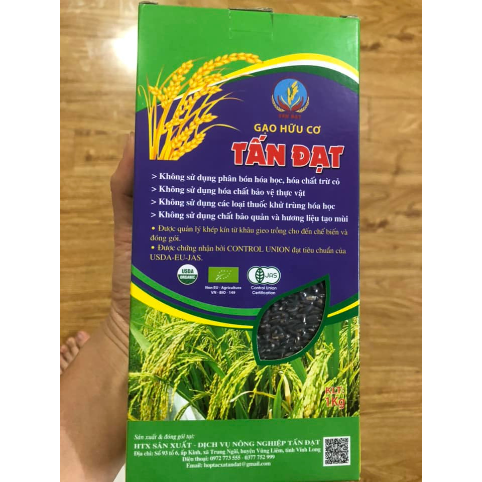 Gạo Lứt Tím Thảo Dược Tấn Đạt 1kg