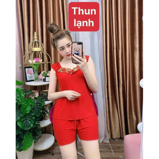 Bộ đùi thun lạnh tay cánh tiên