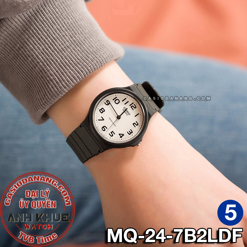 Đồng hồ unisex dây nhựa Casio chính hãng MQ-24 (34mm) (tay nam nhỏ và nữ)