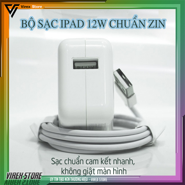 Bộ Sạc Nhanh 12W ZIN Bóc Máy I Pad Sạc Cực Nhanh Cho Mọi I Phone