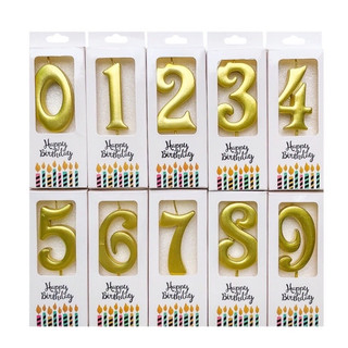 Nến số sinh nhật 0-9