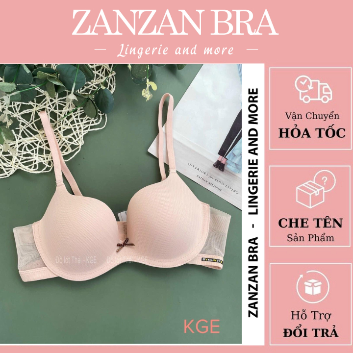 (SIÊU ĐẸP) Áo Ngực Su Phối Ren Lưới S26 Đệm Vừa 2,5cm Êm Ái Mà Vẫn Nâng Ngực