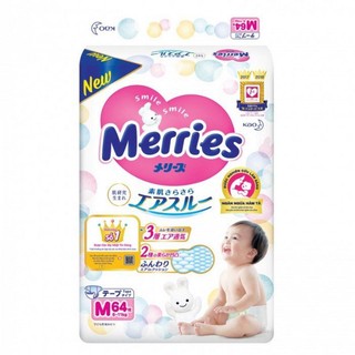Thanh lý bỉm Merries L54 tã dán