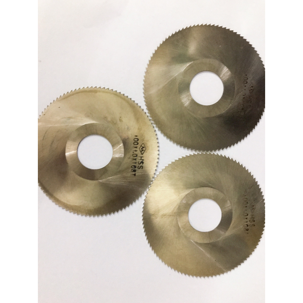 PHAY DĨA CẮT SẮT thép gió HSS 100 X 1.0 X 108Tx Lỗ 27 mm