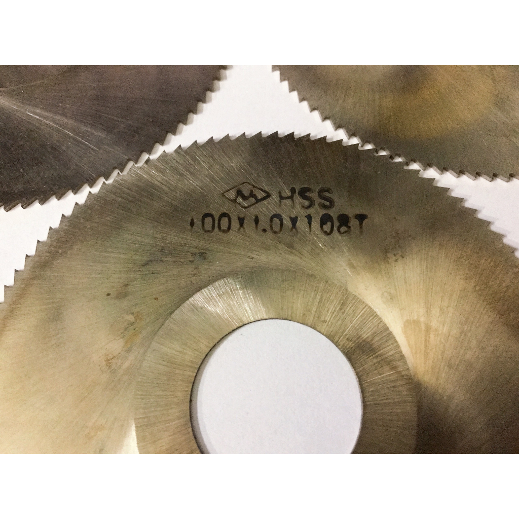 PHAY DĨA CẮT SẮT thép gió HSS 100 X 1.0 X 108Tx Lỗ 27 mm
