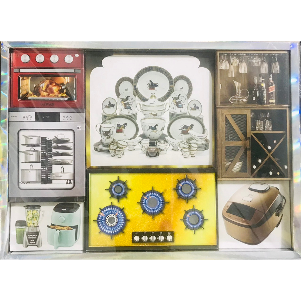 Bộ dụng cụ gia đình vàng mã