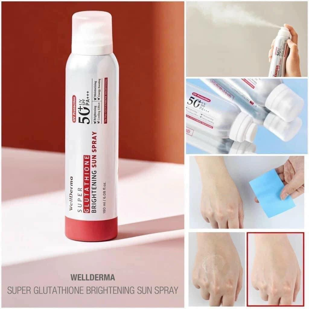 Xịt chống nắng WELLDERMA SUN SPRAY