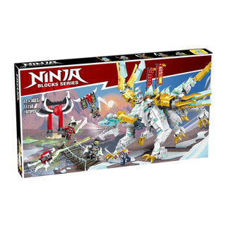 Lắp ráp mô hình ninjago zane's ice dragon creature 11158 rồng băng của Zane