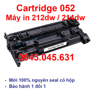 Hộp mực 052 (VAT) dùng cho máy in Canon LBP 212dw, 214dw, MF426dw, 424dw - Cartridge CRG 052 - 26A