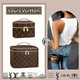 🥰louis vuitton/túi đựng mỹ phẩm nic/xịn 100%