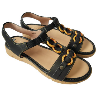 Giày sandal nữ da bò BIGBEN cao cấp SDN40