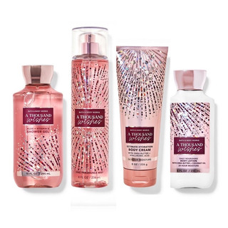 [Auth] Sản Phẩm Tắm Dưỡng Xịt Thơm Toàn Thân Lưu Hương Mịn Da Bath & Body Works - A Thousand Wishes