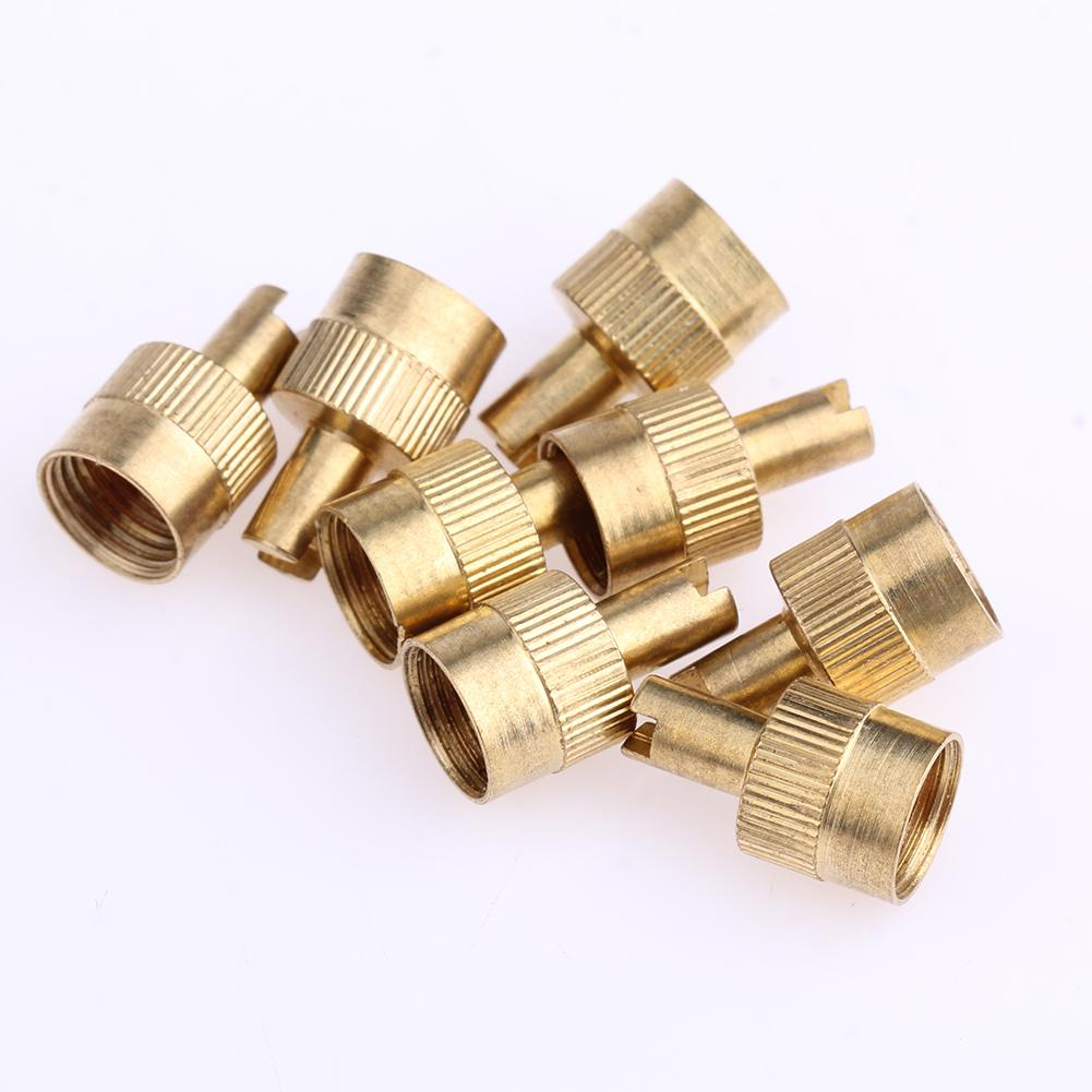 8pcs/set Nắp Van Có Rãnh Với Lõi Tháo Gỡ Cho Xe Hơi Xe Máy