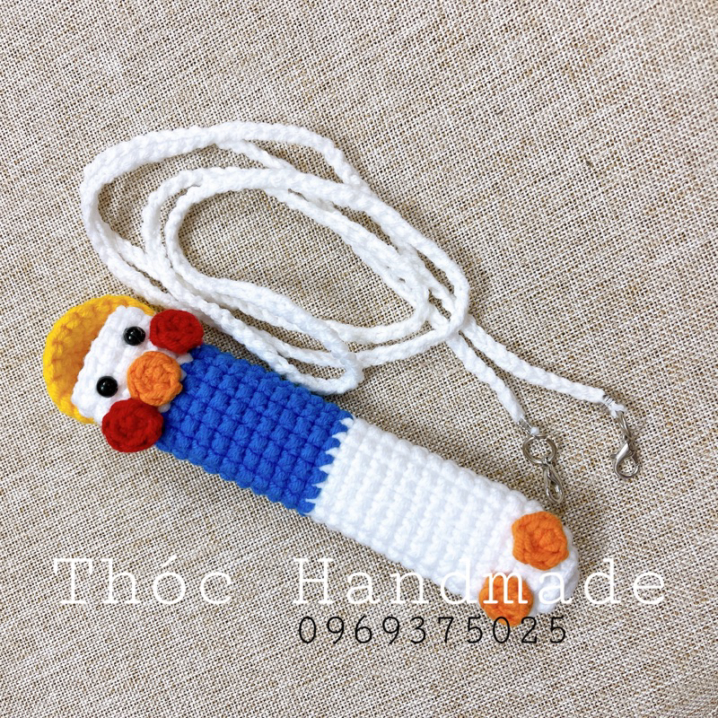 Túi đựng son bằng len handmade xinh xắn