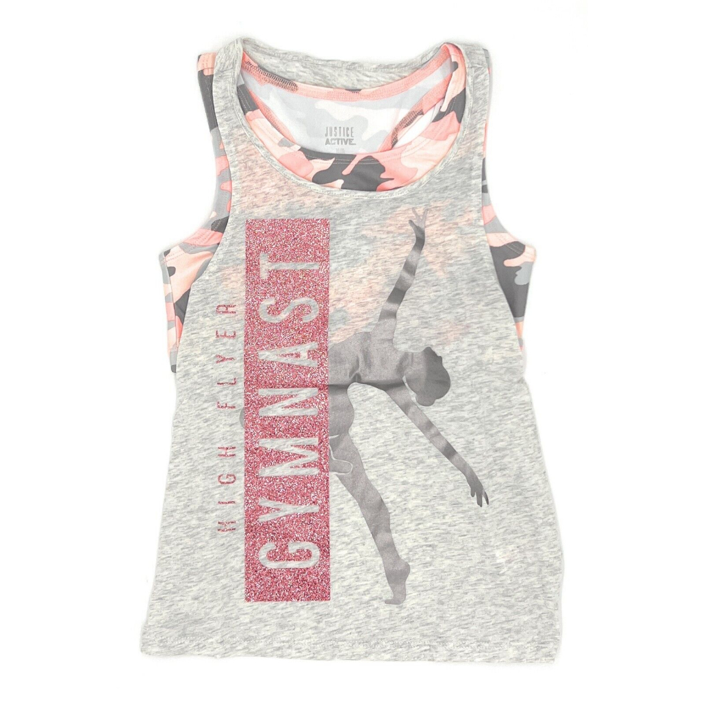 Set áo Tank-bra Justice cho bé gái từ 10-40kg
