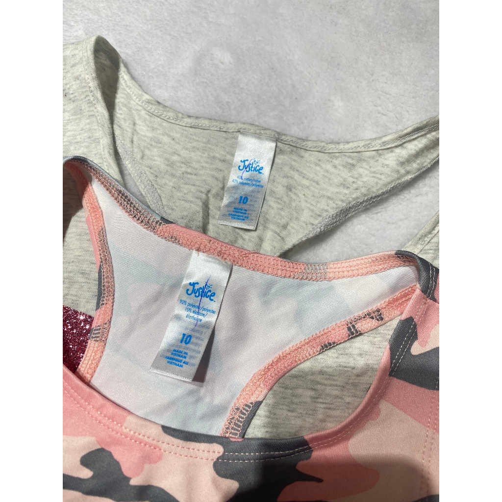 Set áo Tank-bra Justice cho bé gái từ 10-40kg