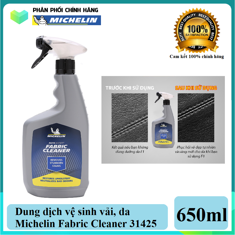Dung dịch vệ sinh vải, da Michelin Fabric Cleaner 31425 - 650ml TVNM